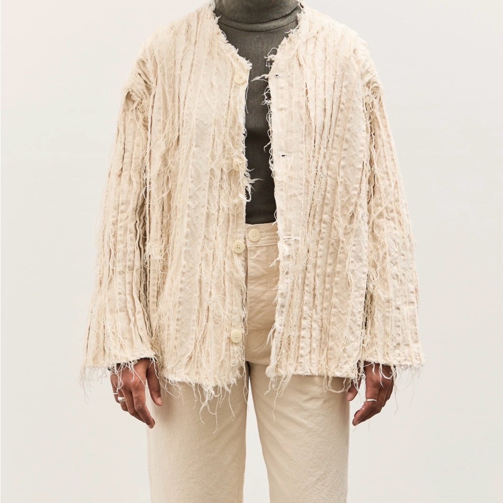 Jesse Kamm Textured Cream Baleen Jacket